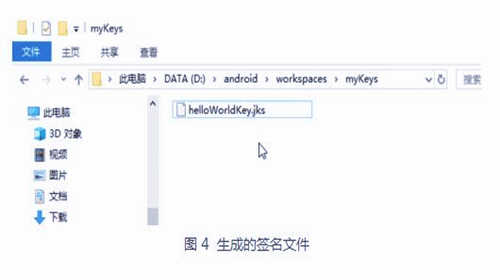 生成的签名文件